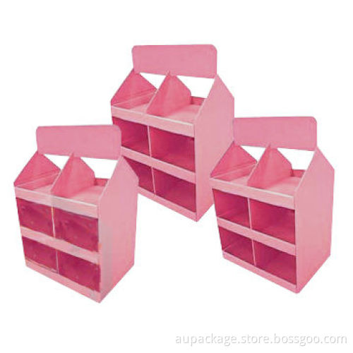 POP Display Stands with Stamping or UV Coating, Various Sizes Available